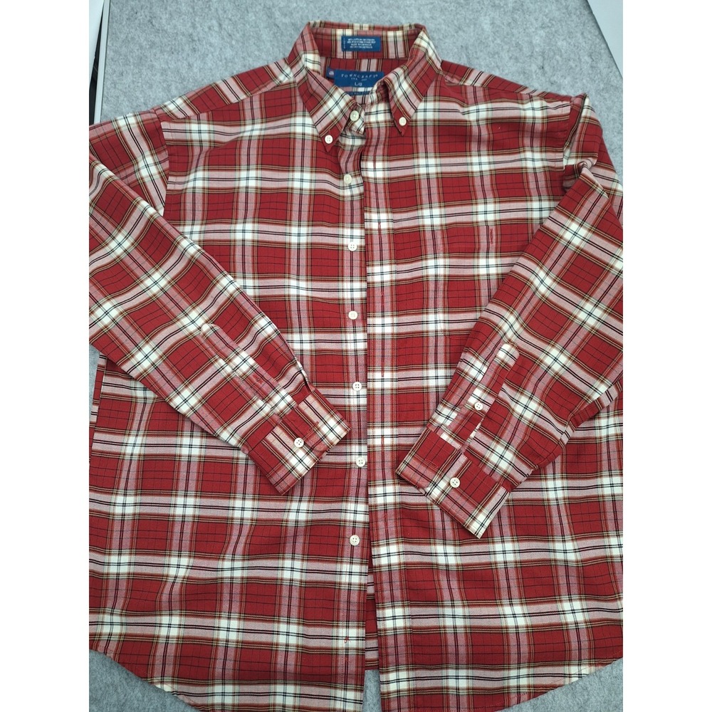 Vintage Towncraft JC Penny's Vintage  USA Made Plaid Shirt L